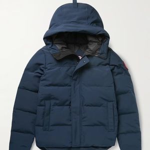 CANADA GOOSE Macmillan Logo-Appliquéd Quilted Shell Hooded Down Parka for Men |